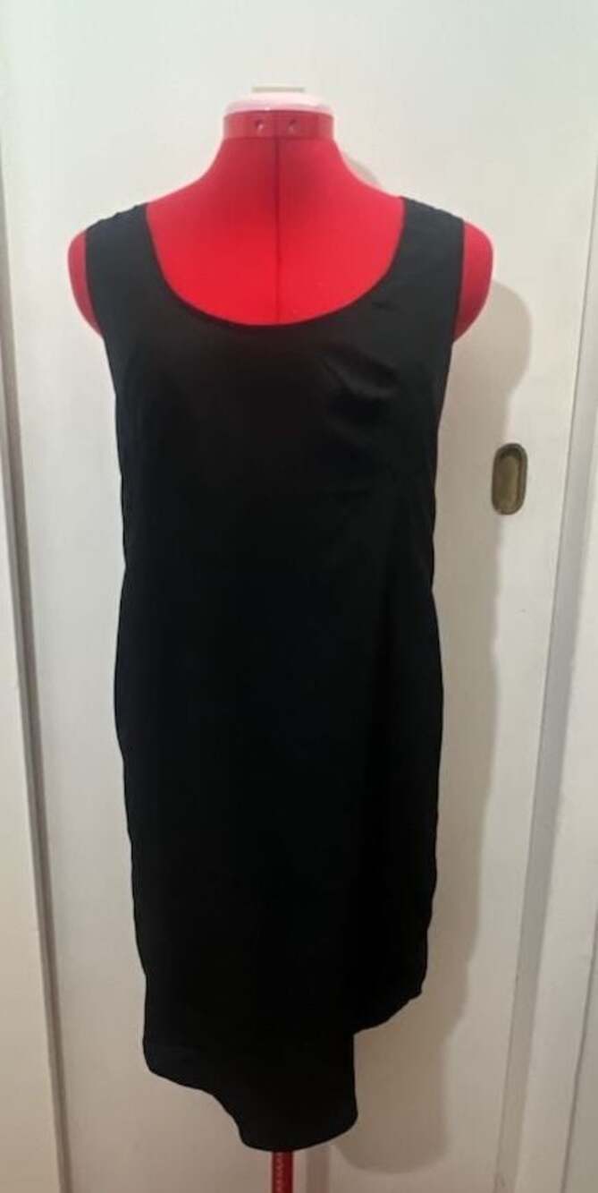 Mossimo Black Sleeveless Scoop Neck Crossback Mini Dress
